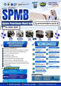 Pendaftaran Murid Baru (SPMB) SMKN 1 Juwangi Tahun 2026/2027 Resmi Dibuka!